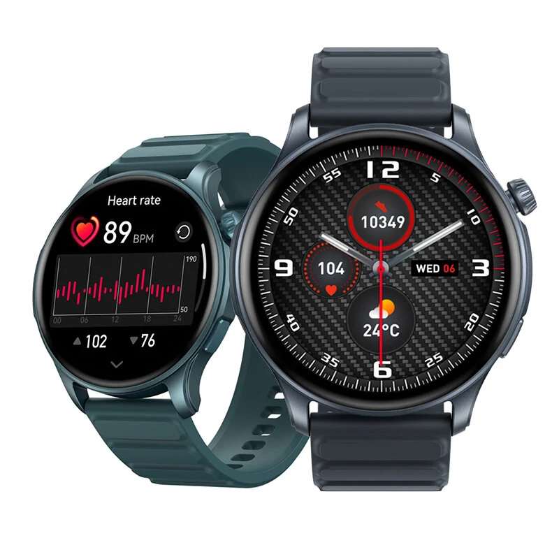 Zeblaze Btalk 3 Pro Smart Watch AMOLED 1.43” Bluetooth Call, Heart Rate, Blood Pressure, SpO2, Sleep Monitor, Multi-Sports, IP68 Waterproof – Grey